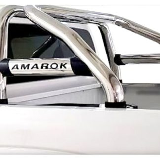 VW Amarok 2010 - 2020+ Rollbar (Sports Bar) with Oval Cross Members Stainless Steel