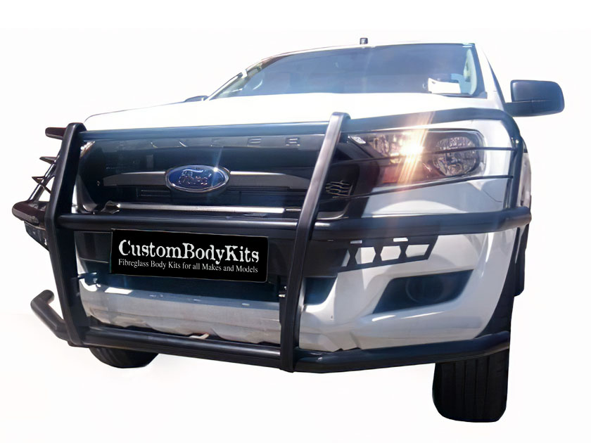 Ford Ranger 2016 - 2020+ Full Face Bullbar Black Coated