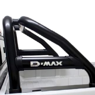 Isuzu KB 2013 - 2020+ Double & Extended Cab Sports Bar (Rollbar) 409 Stainless Steel PC Black