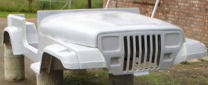 Fibreglass Jeep Wrangler Body