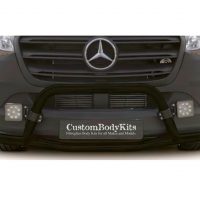 Merc Sprinter 2019+ Black Coated Nudge Bar