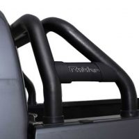 Toyota Hilux 2005 - 2015 Rollbar (Sports Bar) with Oval Cross Members 409 SS PC Black
