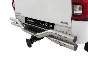 Toyota Hilux 2011 - 2021+ Rear Step Stainless Steel