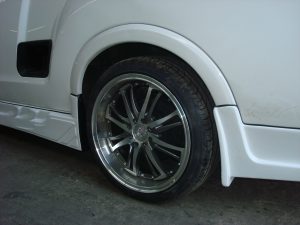 Opel Corsa Utility Side Skirt and rear Spoiler