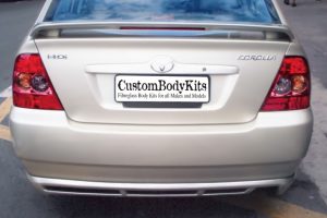 Toyota Corolla E120 Boot Spoiler with Brake Light