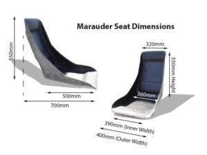 Marauder Seat Dimensions