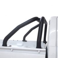 Isuzu KB 2013 - 2021+ Double & Extended Cab Sports Bar (Rollbar) 409 Stainless Steel PC Black