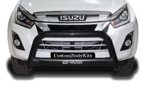 Isuzu RT85 2013 - 2021+ Nudge Bar 409 Stainless Steel Powder Coated Black