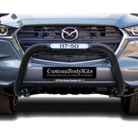 Mazda BT50 Facelift 2021+ Nudge Bar 409 Stainless Steel Powder Coated Black