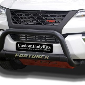 Toyota Fortuner 2016 - 2021+ Nudge Bar 409 Stainless Steel PC BLACK