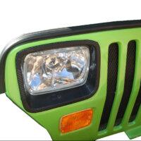 Jeep Wrangler YJ Rectangular Headlight Trim (SSF) Custom Body Kits