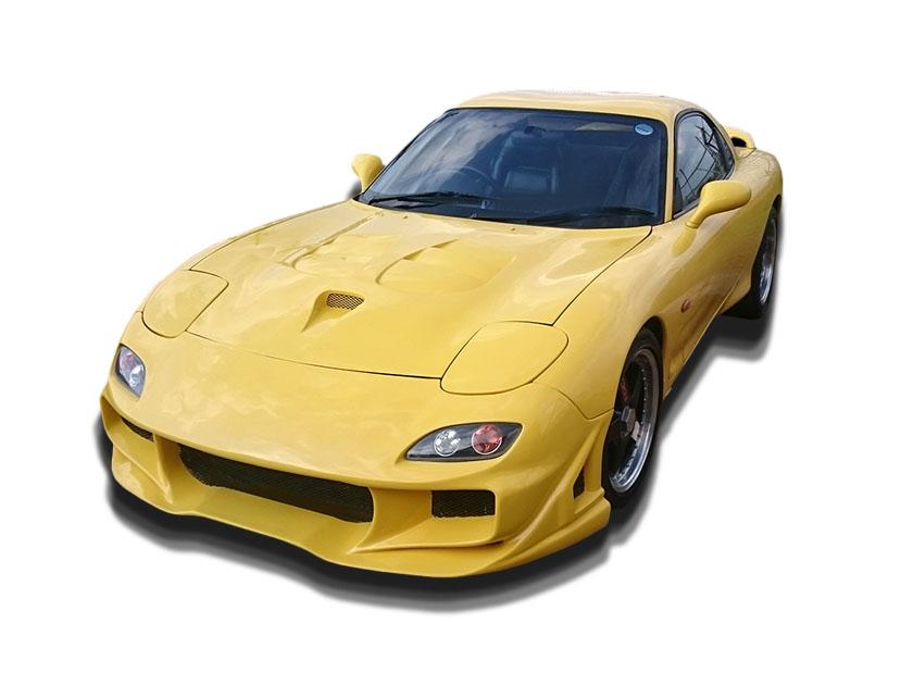 Option Rx7 Mazda RX7 Bonnet option 1a | Custom Body Kits