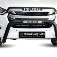 Isuzu RT85 2017 - 2023+ GEN6 and 7 Nudge Bar PDC 409 Stainless Steel Powder Coated Black