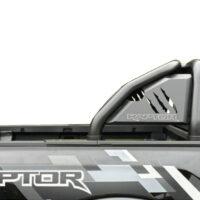 Ford Raptor Next Gen 2023+ Sports Bar w RAPTOR Branding (Fits with Securi Lid 218) 409 Stainless Steel PC Black