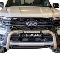 Ford Wildtrak 2023+ PDC Friendly Nudge Bar Stainless Steel
