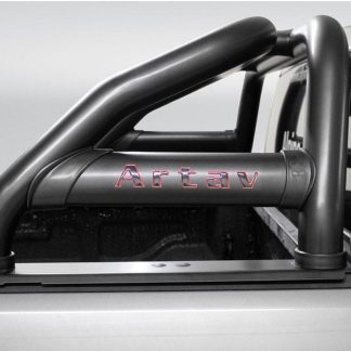 VW Amarok 2023+ Double Cab Rollbar (Sports Bar) with Oval Cross Members 409 SS PC Black