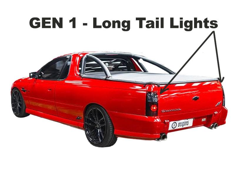 Gen 1 Lumina has the Long thin tail lights down the tailgate