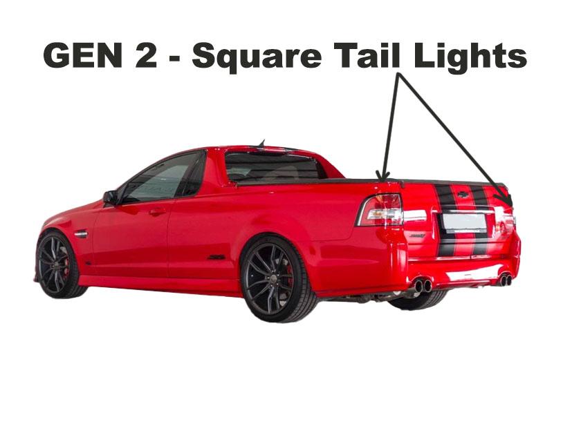 Gen 2 Lumina has the more square taillight that wraps around the side of the loadbin