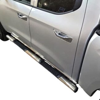 Peugeot-Landtrek-2021-Side-Steps-Double-Cab-Stainless-Steel